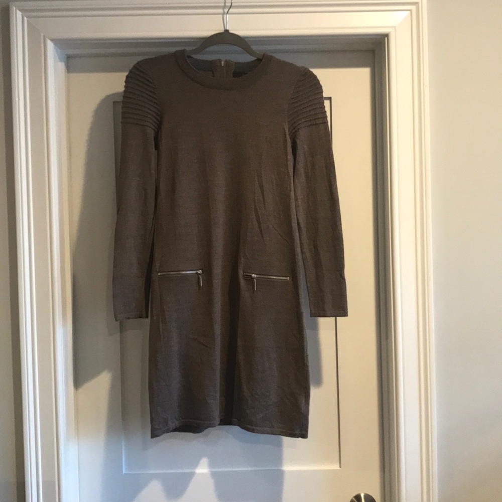 Brown Tahiti Sweater dress